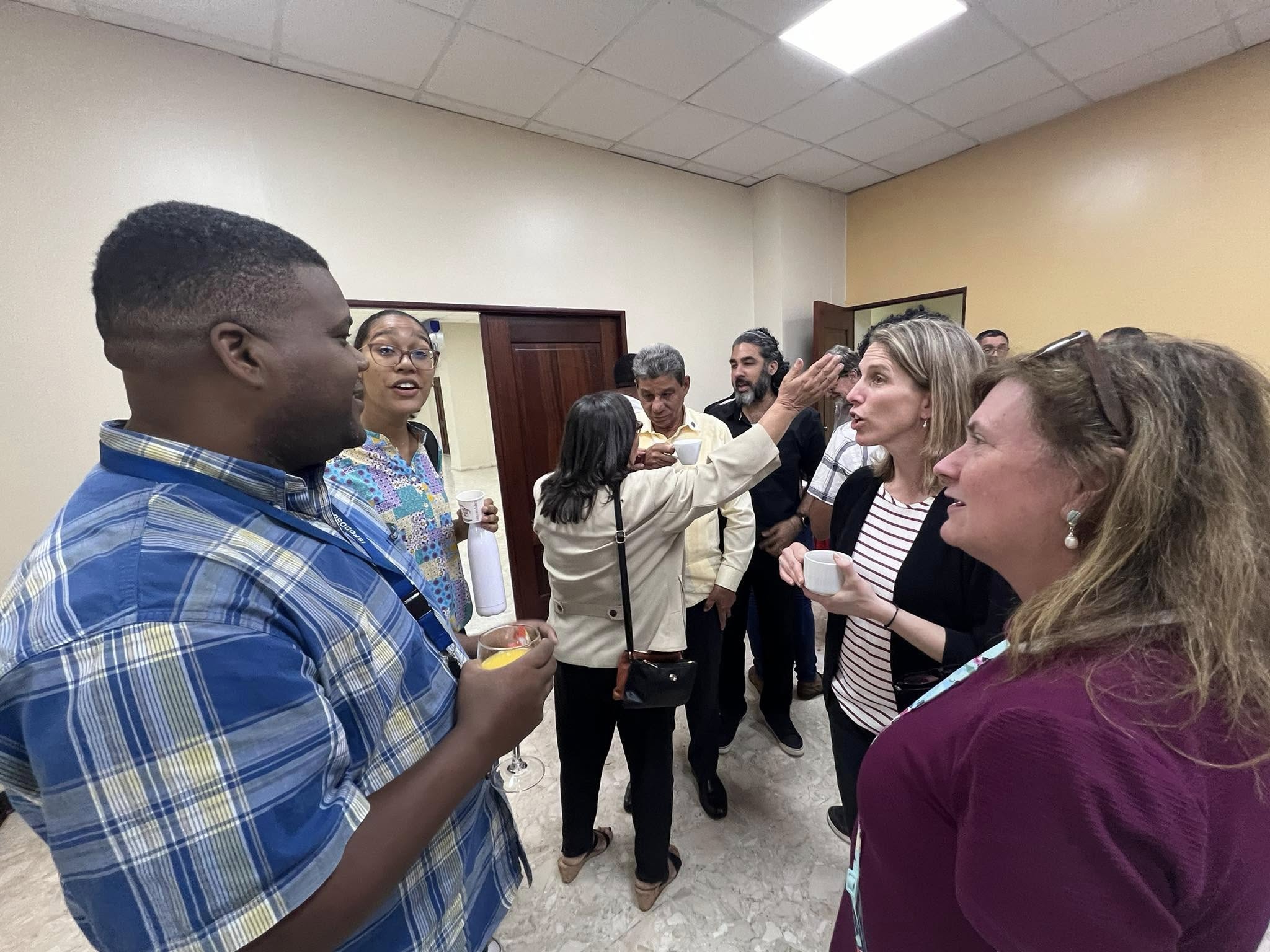 Reception with refreshments and conversations with faculty members
